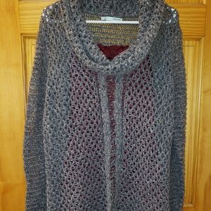 Cowl neck Tunic Sweater